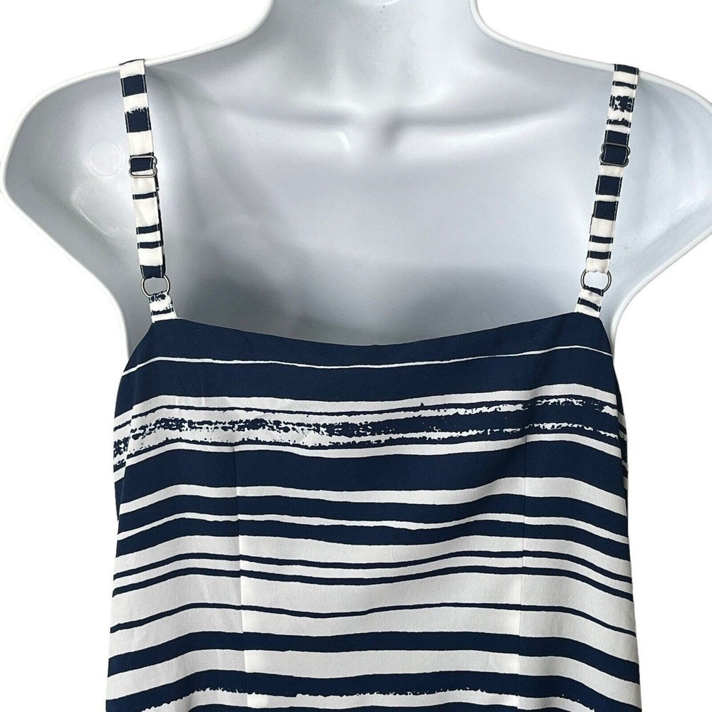 CAbi Marilyn Sundress Size XS Nautical Yacht Cruise Knot Stripe Dress Navy #5264 - Picture 8 of 14